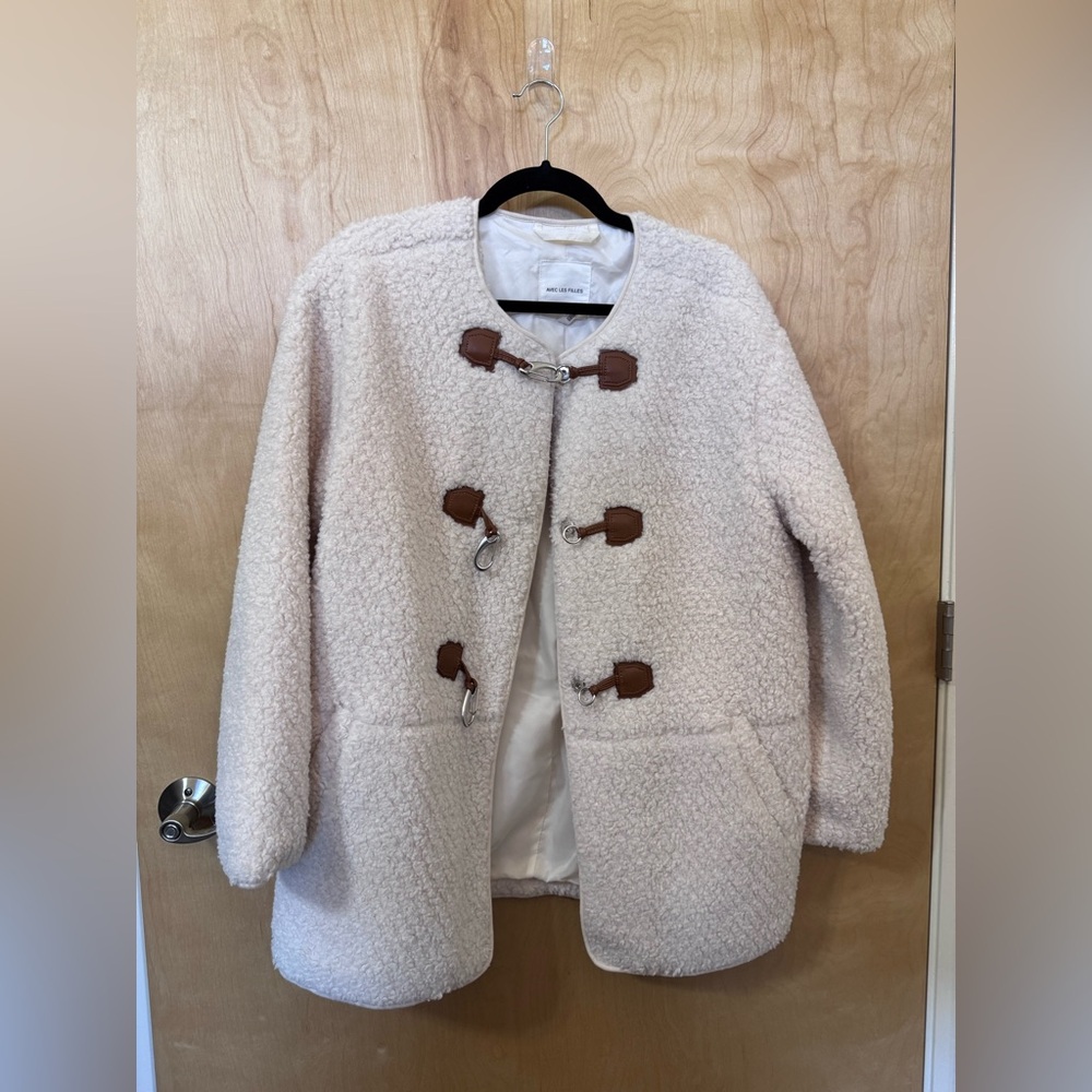 Avec Les Filles (Anthropologie) Sherpa Coat XS